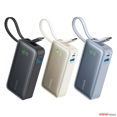 پاوربانک انکر مدل Nano PowerBank A1259 با ظرفیت 10000 میلی‌آمپر ساعت